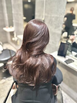 アクション 心斎橋店(ACTION) 20代30代レイヤーカット　韓国ヘア　ブリーチ無しカラー