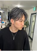 波巻きツイストスパイラルパーマ/フェザーパーマ/眉毛/メンズ