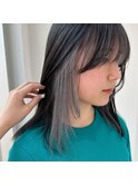 インナーカラーｘイヤリングカラーｘフェイスフレーミング