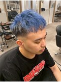 スペインカール/スパイキーショート/ブルーブラック/上大岡