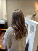 透明感際立つ◎外国人風ロングウェーブ/艶感/コテ巻き