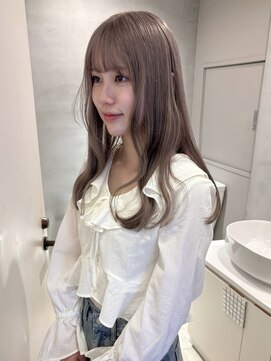 ペレ アネックス 大阪梅田茶屋町店(PELE ANNEX) ホワイトグレージュ/デジタルパーマ/チェリーブラウン/梅田