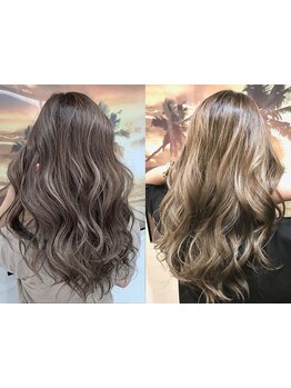 ＜白髪ぼかしハイライト＞ワンランク上のオシャレハイライトで白髪の悩みを解消★傷みにくく色落ちも綺麗！