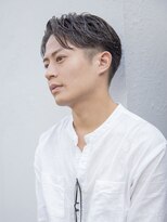 シティ(CITY) フェザーパーマショートセンターパートワイルドパーマガイルヘア