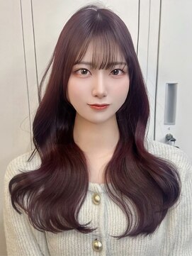 アリュウル 表参道(ALLURE) ブリーチなしダブルカラーで叶うダークレッド◎