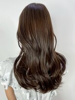 アルバム 新宿(ALBUM SHINJUKU)&nbsp;暗めカラーロングおくれ毛韓国ヘアグレージュ_ba565442