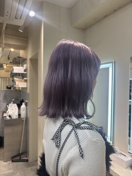 テン バイ アンブルリュクス 池袋(teN +by ambleluxe) ラベンダー/ケアブリーチ/ブリーチ/透明感