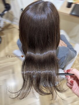 ルアナ ヘア アンド トリートメント(Luana) 透明感ブラウンカラーで最高の冬を♪【くすみブラウン】○みれあ