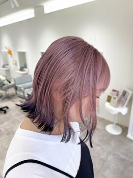 ハイネ(hyne) 裾まで可愛いピンクベージュ