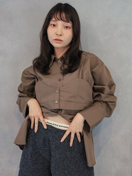 ミリー 梅田店(milly) 【milly梅田】チャコールグレー×顔まわりレイヤー