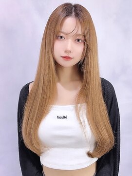 レイヤーカット・艶ロング・ケアブリーチ・抜け感・人気スタイル