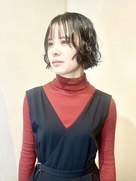 大人かわいい柔らかゆるパーマ