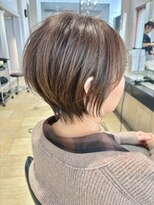 エクラバイナチュラル(eclat by Natural)&nbsp;丸みショートボブ/美人ショート/ベージュブラウン/美シルエット