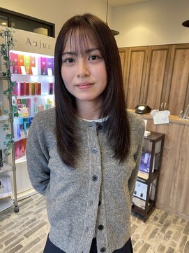 アンドファインヘアービューティー(AND FINE hair beauty) 大人可愛い顔まわりレイヤー