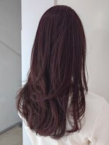 ワゴンバイアフロート(Wagon by afloat) レイヤーロング韓国風 ピンクブラウンショコラ艶感カラー