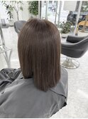 赤み消しカラー　艶っと髪質改善カラーでまとまりアップ