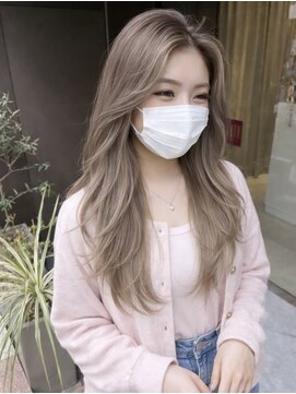 アース 豊橋店(HAIR&MAKE EARTH) 透明感ミルクティーベージュ