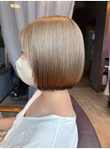 切りっぱなしボブ