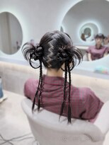ヘアセット クラン ルシェ 心斎橋玉屋町店(hair set Clan luce) ツインカチモリヘア/心斎橋ヘアセット