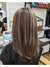 【白髪があっても若々しく綺麗に】カット＋白髪ぼかしハイライトカラー