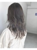 【Marl】グレージュカラーの外国人風セミディスタイル♪