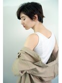 【Aily自由が丘】大人かっこいい クセ毛風ショート