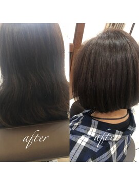 リライト ［relight尼崎］乾かすだけで収まるゲキ艶ボブ♪