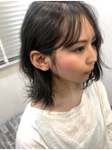 #ナチュラル#耳掛け#センターパート