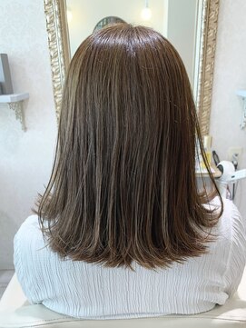 ラ ブランシュ 大宮(La Blanche) 20代30代40代前髪イヤリングカラーイメチェンラベンダーカラー