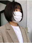 ミニボブ×フェイスレイヤー