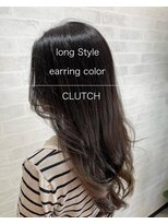 クラッチバイシオンアグリゲイト(CLUTCH by Zi-on aggregate)&nbsp;ホワイトピンクインナーカラー×地毛風カラー/イヤリングカラー