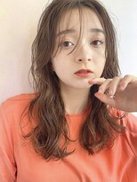 20/30代ウェーブコテ風パーマミディアムパーマレイヤーパーマ