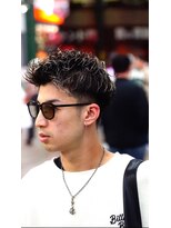 ヒロギンザ 青山店(HIRO GINZA)&nbsp;ハイライト/マッシュパーマ/ウルフ/アッシュブラック/波巻き