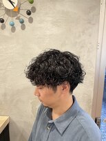 エッジ ヘア メイク(edge hair +make) 波巻きスパイラル/強めカール/おしゃれパーマ