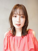 ミディアムレイヤーカット/ウルフ/10代20代
