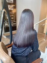 アオ(ao.)&nbsp;ダークラベンダー/顔まわりカット/姫カット