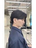 曲がる縮毛矯正 センターパート