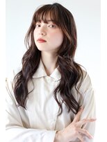 ヘアサロン ガリカ 表参道(hair salon Gallica)&nbsp;[河原塚七海]ゆるふわカールで軽さと動きのあるナチュラルロング