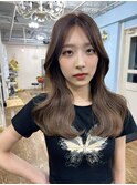 ことりベージュミルクティベージュシースルーカラー大人可愛い