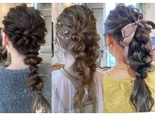ラペ ラックスビー(LA PAIX LUXBE)の雰囲気（hair arrangeもお任せください♪【結婚式/入学/卒業/七五三】）
