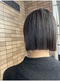 切りっぱなしボブ