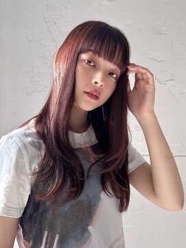 ラフィスヘアーグロー 中百舌鳥店(La fith hair glow) 【La fith】エアリーロング×サラ艶×マロンブラウン