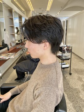 ギブ 豊田市駅店(GIVE) 大人フェザーフェザーショートニュアンスパーマセンターパート