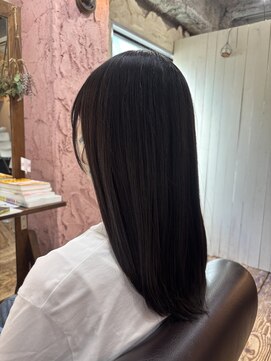 ロッソバイアルター 鎌取(ROSSO by aL-ter) くびれヘア/アプリコットオレンジ/ヘアセット/夏/鎌取/石橋