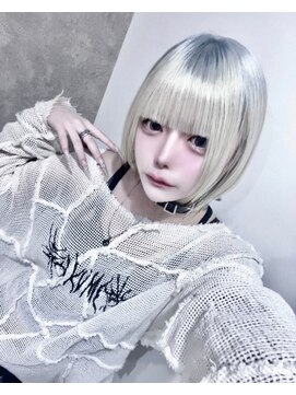 リアイス(Re:ICE) 地雷系ボブルーツカラーホワイト