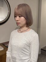 サンデイズド(SUNDAZED)&nbsp;ミルクティーベージュ/ダブルカラー/ボブ