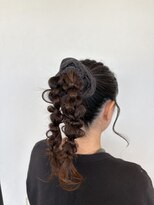 カルム ノエル(CALME noel) “小物を使わない”お呼ばれヘア