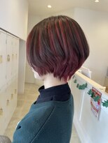 サラ ビューティー サイト 古賀店(SARA Beauty Sight)&nbsp;【アンブレラカラー】ハイライト/インナーカラー/大人ショート