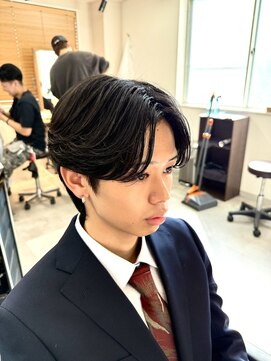 シーフ 千葉(Cyf) MEN'S/韓国/ニュアンスパーマ/センターパート/下田優也