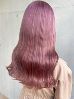 Magico天神レイヤーカット/ダブルカラー/ブリーチ/ブリーチなしダブルカラー/髪質改善 ダブルカラー/ケアブリーチ/ミルクティーベージュ/レイヤー/天神